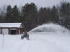 ATV Snow Thrower on a Honda